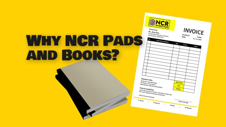 Why NCR Pads and Books - NCR Invoice Pads