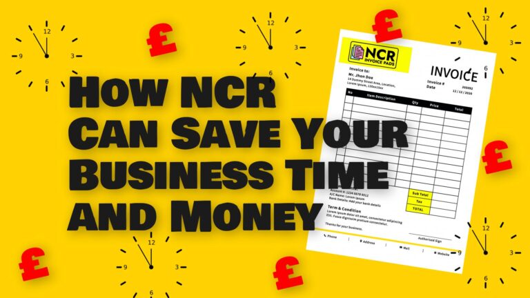 Save Your Business Time and Money - NCR Invoice Pads